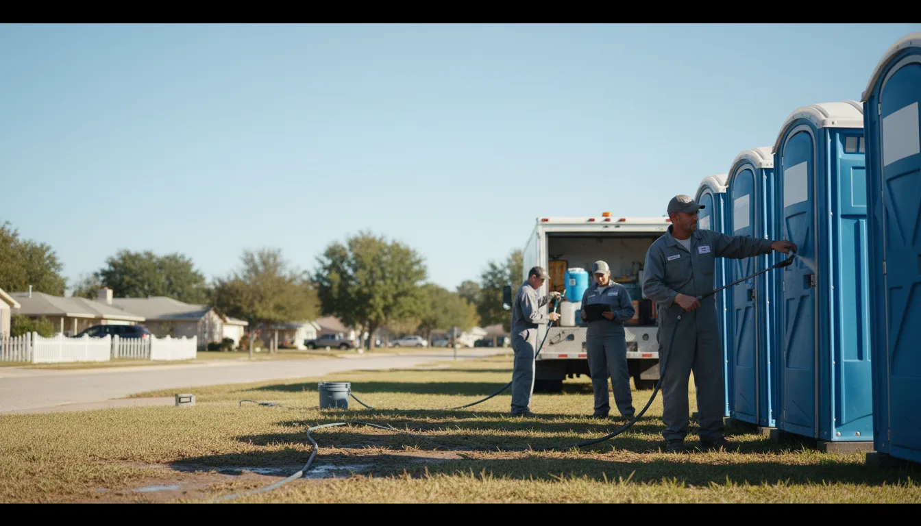 Long-Term Portable Toilet Rental in Glynn, LA near me
